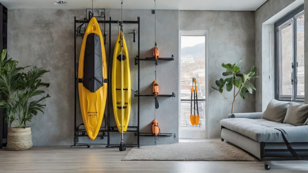 Storing Kayak Vertically